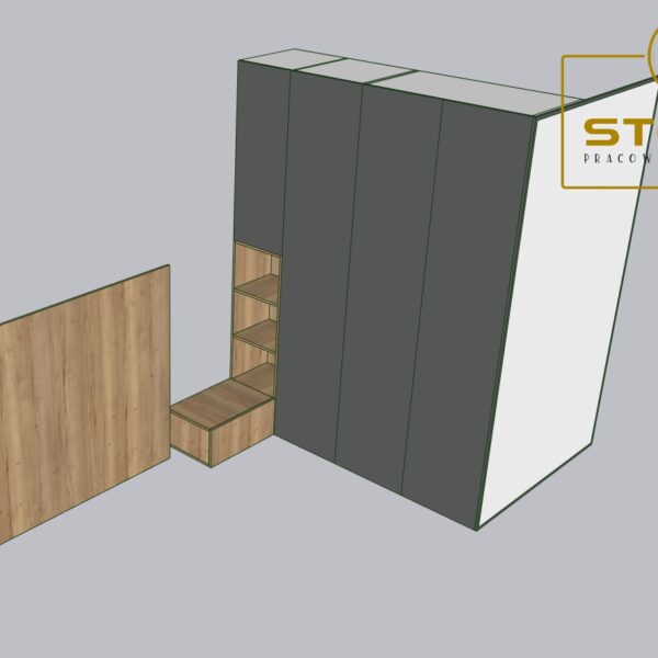 ZABUDOWA SYPIALNIA 1